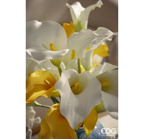 FLOWERING CALLA BRANCH 75cm ENZO DE GASPERI