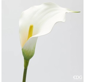 FLOWERING CALLA BRANCH 75cm ENZO DE GASPERI