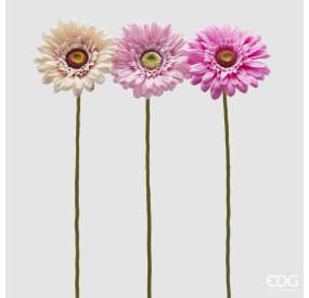 PINK GERBERA FLOWER BRANCH 60cm ENZO DE GASPERI