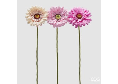 PINK GERBERA FLOWER BRANCH 60cm ENZO DE GASPERI