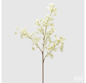 FLOWERING WHITE PRUNUS BRANCH 95cm ENZO DE GASPERI