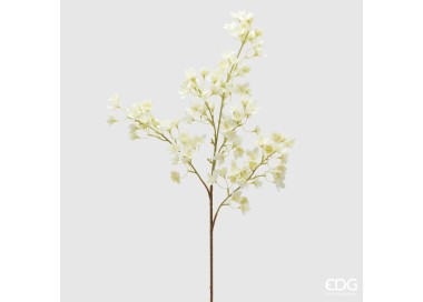 FLOWERING WHITE PRUNUS BRANCH 95cm ENZO DE GASPERI