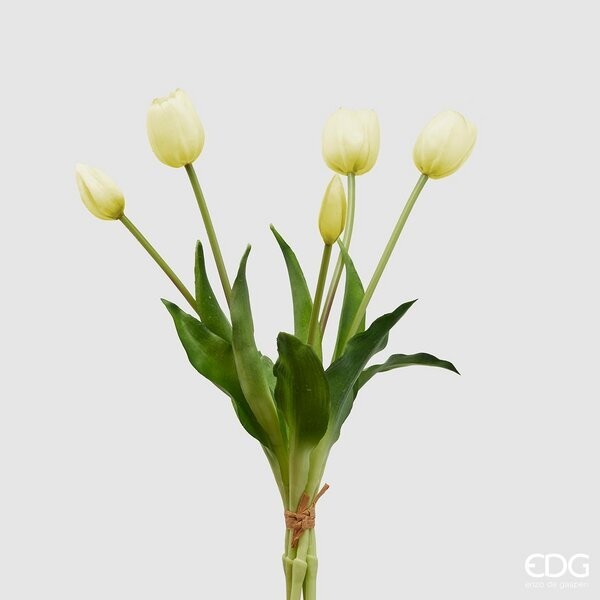 BOUQUET OF WHITE TULIPS 40cm ENZO DE GASPERI BOUQUET OF WHITE TULIPS 40cm ENZO DE GASPERI