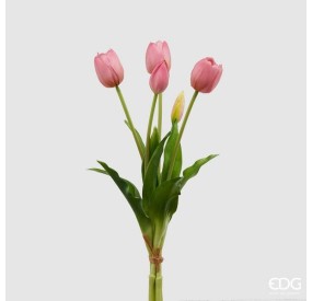 BOUQUET OF PINK TULIPS 40cm ENZO DE GASPERI