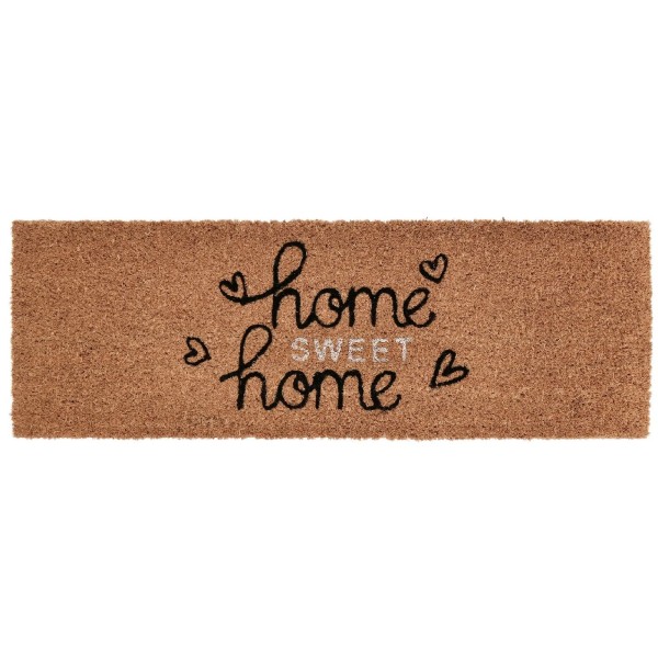 VIVIANE HOME SWEET DOORMAT IN COCONUT FIBER 75x25cm BIZZOTTO