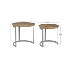 NARVIK SMALL BIZZOTTO TABLE H.43cm