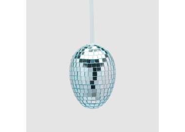 EDG EGG DECORATION TO HANG MIRROR LIGHT BLUE