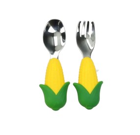 BRANDANI SILICONE CHILDREN'S CORN COB MEALT SET