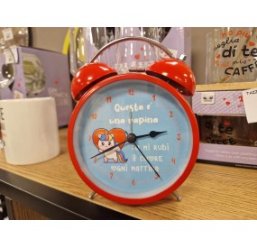 MECHANICAL RED VALENTINE'S DAY LOVE ALARM CLOCK