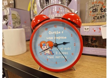 MECHANICAL RED VALENTINE'S DAY LOVE ALARM CLOCK