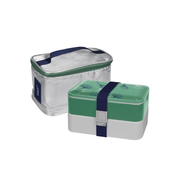 LUNCH BOX COMPLETA CON BORSA TERMICA E POSATE