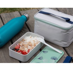 LUNCH BOX COMPLETA CON BORSA TERMICA E POSATE