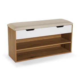 SHOE RACK WITH OPENING DRAWER IN WOOD