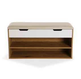 SHOE RACK WITH OPENING DRAWER IN WOOD