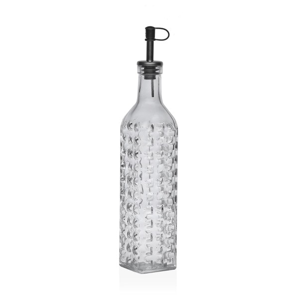 GLASS OIL BOTTLE WITH SPOUT H30cm