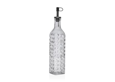 GLASS OIL BOTTLE WITH SPOUT H30cm