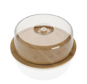 BAMBOO CHEESE TRAY WITH LID 28cm