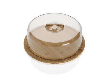 BAMBOO CHEESE TRAY WITH LID 28cm